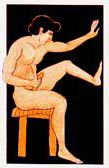 Изображение на древнегреческой вазе